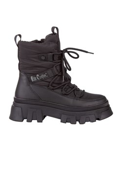 Buty Lee Cooper LCJ-24-47-3144LA - czarne ze sklepu streetstyle24.pl w kategorii Workery damskie - zdjęcie 178059667