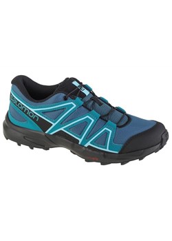 Buty Salomon Speedcross 471238 niebieskie ze sklepu ButyModne.pl w kategorii Buty trekkingowe dziecięce - zdjęcie 178059718