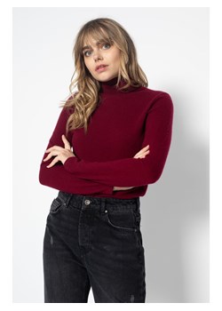 Perfect Cashmere Kaszmirowy golf &quot;Ashley&quot; w kolorze bordowym ze sklepu Limango Polska w kategorii Swetry damskie - zdjęcie 178061527