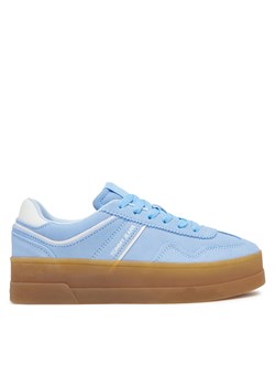 Sneakersy Tommy Jeans The Greenwich Flatform 2b EN0EN02734 Niebieski ze sklepu eobuwie.pl w kategorii Buty sportowe damskie - zdjęcie 178062305