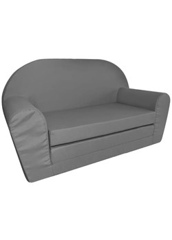 Szara rozkładana sofa dziecięca - Fokser ze sklepu Edinos.pl w kategorii Meble dziecięce - zdjęcie 178062428