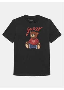 Guess T-Shirt H4BJ06 I3Z14 Czarny Regular Fit ze sklepu MODIVO w kategorii Bluzki dziewczęce - zdjęcie 178063579