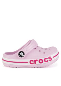 Crocs Klapki BAYABAND CLOG T 207018-6TG Różowy ze sklepu MODIVO w kategorii Klapki dziecięce - zdjęcie 178064758