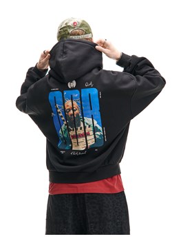 Cropp - Czarna bluza hoodie z Ol' Dirty Bastard - czarny ze sklepu Cropp w kategorii Bluzy męskie - zdjęcie 178065899