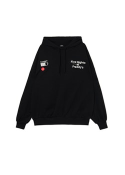 Cropp - Czarna bluza Five Nights at Freddy's UNISEX - czarny ze sklepu Cropp w kategorii Bluzy damskie - zdjęcie 178065979