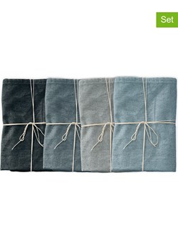Madre Selva Serwetki (4 szt.) &quot;Blue Gradient&quot; w kolorze niebieskim - 40 x 20 cm ze sklepu Limango Polska w kategorii Akcesoria kuchenne - zdjęcie 178069249