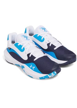 Buty do koszykówki uniseks Under Armour UA Lockdown 7 Low - niebieskie ze sklepu Sportstylestory.com w kategorii Buty sportowe męskie - zdjęcie 178073687