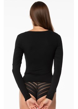 Bluzka damska z długim rękawem czarna Simple Longsleeve, Kolor czarny, Rozmiar L, Julimex ze sklepu Primodo w kategorii Bluzki damskie - zdjęcie 178078405