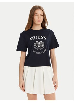 Guess T-Shirt V5GI04 I3Z14 Granatowy Regular Fit ze sklepu MODIVO w kategorii Bluzki damskie - zdjęcie 178081937