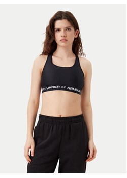 Under Armour Biustonosz sportowy Crossback Mid Bra 1361034 Czarny ze sklepu MODIVO w kategorii Biustonosze - zdjęcie 178082298