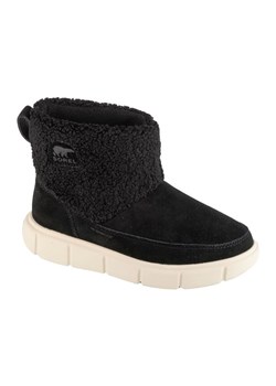 Buty Sorel Explorer Iii Slip-on Cozy Wp 2079341010 czarne ze sklepu ButyModne.pl w kategorii Śniegowce damskie - zdjęcie 178084386