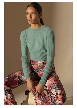 Perfect Cashmere Kaszmirowy sweter "Kylie" w kolorze turkusowym ze sklepu Limango Polska w kategorii Swetry damskie - zdjęcie 178085157