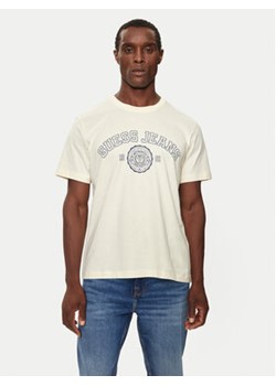 Guess T-Shirt M4BI83 K8FQ4 Écru Regular Fit ze sklepu MODIVO w kategorii T-shirty męskie - zdjęcie 178085177