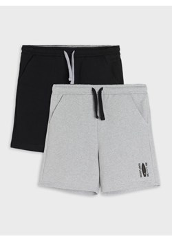 Sinsay - Szorty 2 pack - szary ze sklepu Sinsay w kategorii Spodenki chłopięce - zdjęcie 178086768