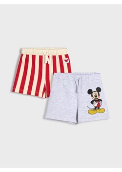 Sinsay - Szorty 2 pack Myszka Miki - szary ze sklepu Sinsay w kategorii Spodnie chłopięce - zdjęcie 178090319