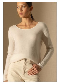 Perfect Cashmere Kaszmirowy sweter "Lindsay" w kolorze kremowym ze sklepu Limango Polska w kategorii Swetry damskie - zdjęcie 178094298