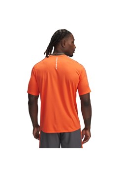 Męska koszulka treningowa Under Armour UA Tech Utility SS - pomarańczowa ze sklepu Sportstylestory.com w kategorii T-shirty męskie - zdjęcie 178095505