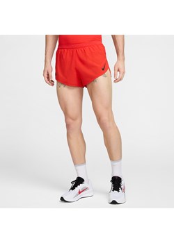 Męskie spodenki do biegania z wszytą bielizną 5 cm Dri-FIT ADV Nike AeroSwift - Czerwony ze sklepu Nike poland w kategorii Spodenki męskie - zdjęcie 178096155