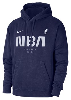 Męska bluza z kapturem Nike NBA Team 31 Club - Niebieski ze sklepu Nike poland w kategorii Bluzy męskie - zdjęcie 178096175