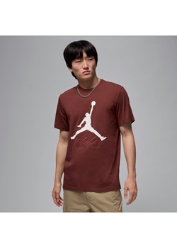 T-shirt męski Jordan Jumpman Flight - Brązowy ze sklepu Nike poland w kategorii T-shirty męskie - zdjęcie 178096215