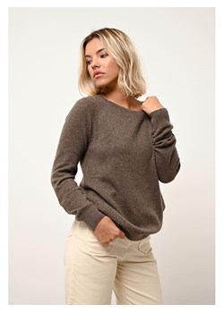 Just Cashmere Kaszmirowy sweter "Abigail" w kolorze brązowym ze sklepu Limango Polska w kategorii Swetry damskie - zdjęcie 178099049