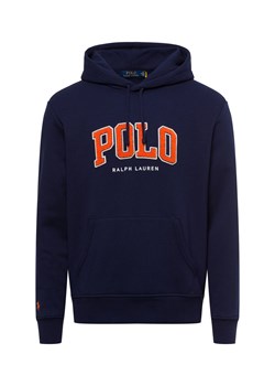 Polo Ralph Lauren Męski sweter z kapturem Mężczyźni granatowy jednolity ze sklepu vangraaf w kategorii Bluzy męskie - zdjęcie 178099516