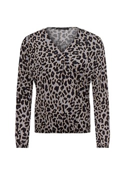 Betty Barclay Damska koszulka z długim rękawem Kobiety Bawełna jasny szary wzorzysty ze sklepu vangraaf w kategorii Bluzki damskie - zdjęcie 178099528