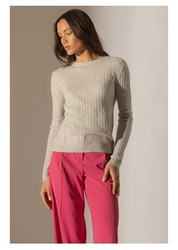 Perfect Cashmere Kaszmirowy sweter &quot;Kyle&quot; w kolorze jasnobrązowym ze sklepu Limango Polska w kategorii Swetry damskie - zdjęcie 178102187