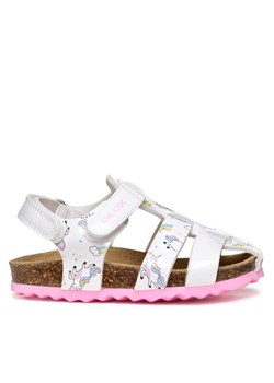 Sandały Geox B Sandal Chalki B452RA 0FCHH C1000 M Biały ze sklepu eobuwie.pl w kategorii Sandały dziecięce - zdjęcie 178102999