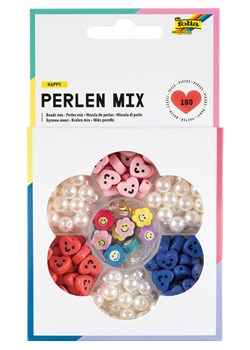 folia PAPER Zestaw rzemieślniczy &quot;Perlen Mix Happy&quot; ze wzorem ze sklepu Limango Polska w kategorii Zabawki - zdjęcie 178105826