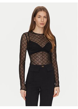 Elisabetta Franchi Body BO-021-51E2-V260 Czarny Slim Fit ze sklepu MODIVO w kategorii Bluzki damskie - zdjęcie 178109489