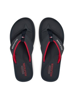 Japonki Tommy Hilfiger Padded Comfort Hilfiger B Sandal FM0FM05440 Granatowy ze sklepu eobuwie.pl w kategorii Klapki męskie - zdjęcie 178114176