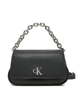 Calvin Klein Jeans Torebka Minimal Monogram Shoulder Bag20 LV04K3134G Czarny ze sklepu MODIVO w kategorii Listonoszki - zdjęcie 178117225