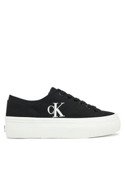 Calvin Klein Jeans Tenisówki Vulc Flatform Low Cv Mg YW0YW01763 Czarny ze sklepu MODIVO w kategorii Trampki damskie - zdjęcie 178118329