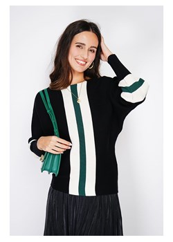 ASSUILI Kaszmirowy sweter w kolorze czarnym ze sklepu Limango Polska w kategorii Swetry damskie - zdjęcie 178119796