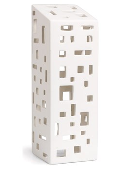 Kähler Świecznik &quot;Urbania High building&quot; w kolorze białym - 7,5 x 22 x 7,5 cm ze sklepu Limango Polska w kategorii Świeczniki - zdjęcie 178120055