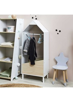 The Home Deco Kids Wieszak w kolorze biało-brązowym na ubrania - 48 x 116 x 30 cm ze sklepu Limango Polska w kategorii Meble dziecięce - zdjęcie 178123957