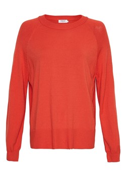 MOSS COPENHAGEN Sweter &quot;Neila Rachelle&quot; w kolorze beżowo-czerwonym ze sklepu Limango Polska w kategorii Swetry damskie - zdjęcie 178124238