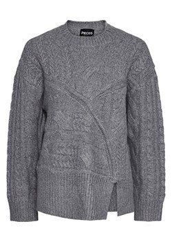 Pieces Sweter w kolorze szarym ze sklepu Limango Polska w kategorii Swetry damskie - zdjęcie 178124267