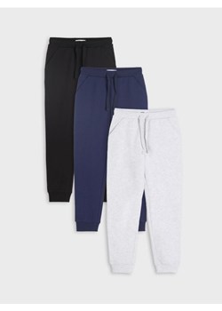 Sinsay - Spodnie dresowe jogger 3 pack - czarny ze sklepu Sinsay w kategorii Spodnie chłopięce - zdjęcie 178134057