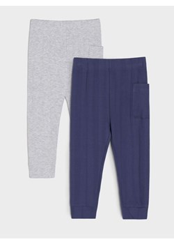 Sinsay - Legginsy 2 pack - granatowy ze sklepu Sinsay w kategorii Spodnie i półśpiochy - zdjęcie 178134168