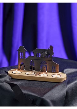 Sinsay - Świecznik Halloween - czarny ze sklepu Sinsay w kategorii Świeczniki - zdjęcie 178134398