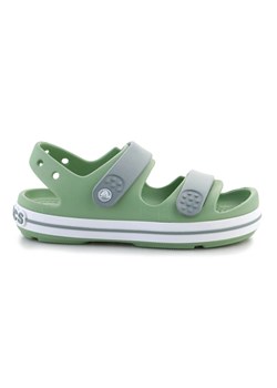 Sandały Crocs Crocband Cruiser Sandal 209423-3WD zielone ze sklepu ButyModne.pl w kategorii Sandały dziecięce - zdjęcie 178137408