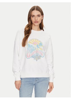 Guess Bluza W5GQ16 K68I4 Biały Regular Fit ze sklepu MODIVO w kategorii Bluzy damskie - zdjęcie 178149166