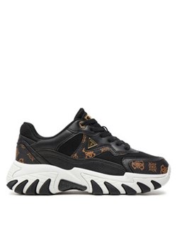 Guess Sneakersy Nowah FLTNOW FAL12 Czarny ze sklepu MODIVO w kategorii Buty sportowe damskie - zdjęcie 178149665