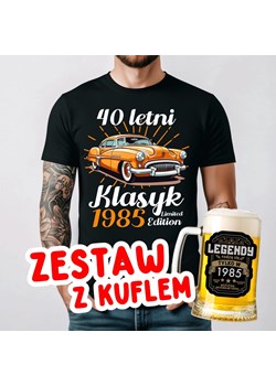 Koszulka na 40 URODZINY - ZESTAW Z KUFLEM ze sklepu Time For Fashion w kategorii T-shirty męskie - zdjęcie 178151205