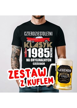 Koszulka na 40 URODZINY - ZESTAW Z KUFLEM ze sklepu Time For Fashion w kategorii T-shirty męskie - zdjęcie 178151209