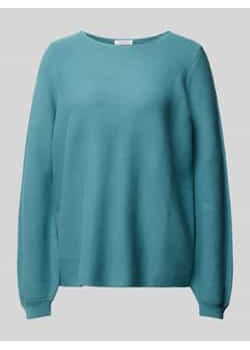Sweter z dzianiny z okrągłym dekoltem ze sklepu Peek&Cloppenburg  w kategorii Swetry damskie - zdjęcie 178152317