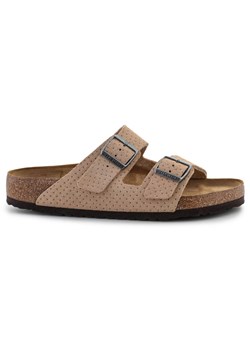 Klapki Birkenstock Arizona Bs M 1027075 beżowy ze sklepu ButyModne.pl w kategorii Klapki męskie - zdjęcie 178152997