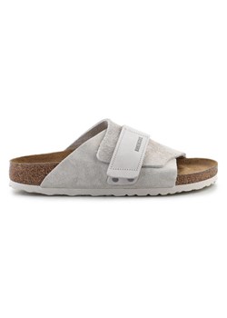 Klapki Birkenstock Kyoto W 1024526 szare ze sklepu ButyModne.pl w kategorii Klapki damskie - zdjęcie 178153059